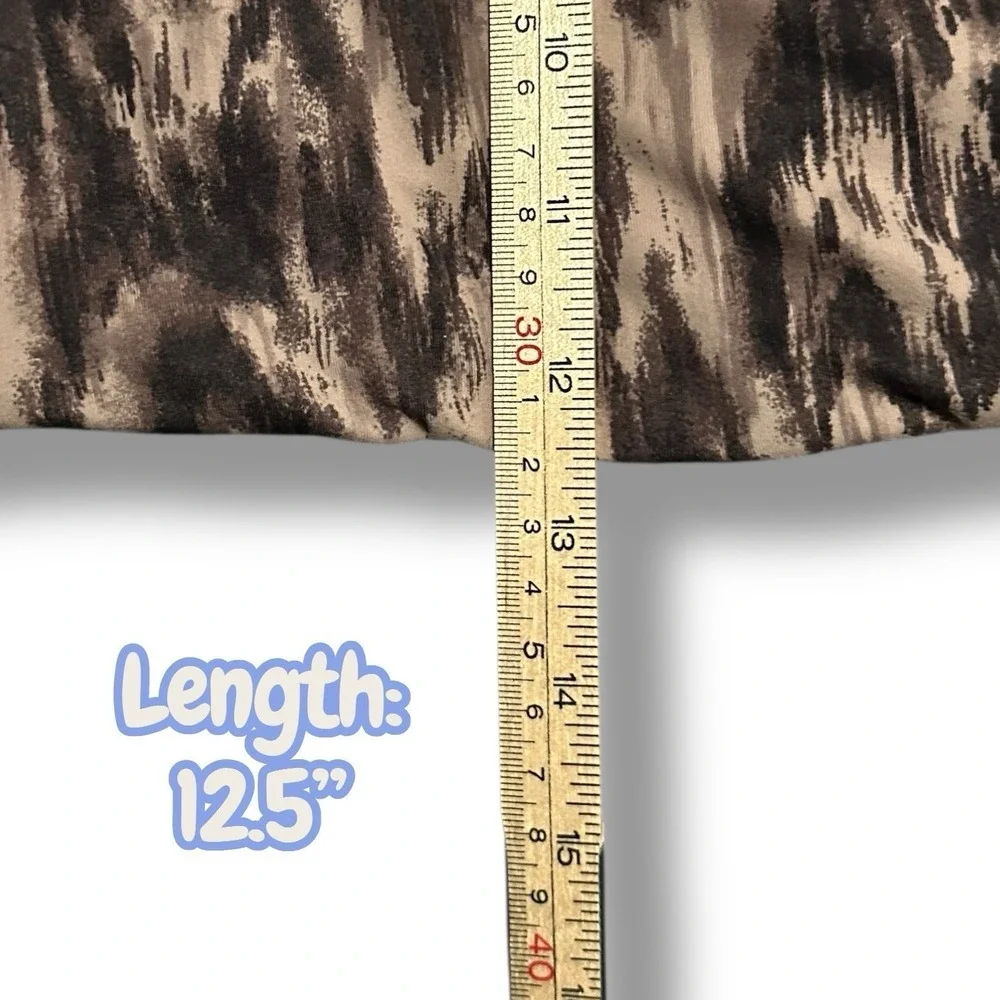 GapFit‎ Neutral Ikat Studio Sports Bra Athleisure PowerYou XL Animal Print
